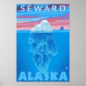 Iceberg Cross Section - Seward, Alaska Poster (Voorkant)