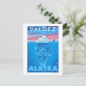 Iceberg Cross Section - Valdez, Alaska Briefkaart (Staand voorkant)