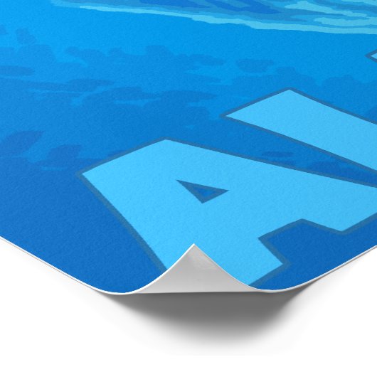 Iceberg Cross Section - Valdez, Alaska Poster (Hoek)