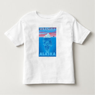 Iceberg Cross Section - Wrangell, Alaska Kinder Shirts