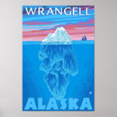 Iceberg Cross Section - Wrangell, Alaska Poster (Voorkant)