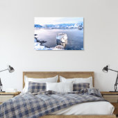 Iceberg Drijft naar het Zee Canvas Afdruk (Insitu (Slaapkamer))
