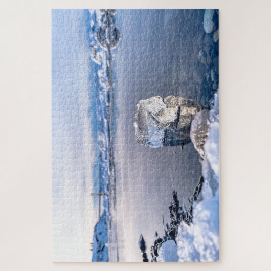 Iceberg Drijft naar het Zee Legpuzzel (Verticaal)