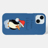 Iceberg Floating Penguin Prettige feestdagen Case-Mate iPhone Case (Achterkant (horizontaal))
