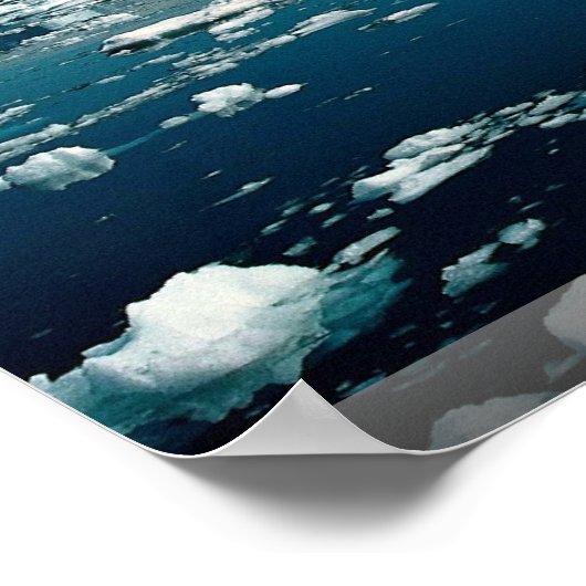 Iceberg, Groenland Poster (Hoek)