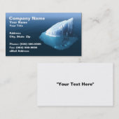 Iceberg in Clear Blue Water Visitekaartje (Voorkant / Achterkant)