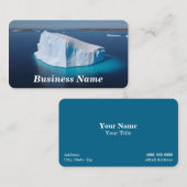 Iceberg in Clear Blue Water Visitekaartje (Voorkant / Achterkant)