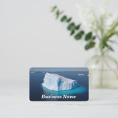 Iceberg in Clear Blue Water Visitekaartje (Staand voorkant)