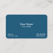 Iceberg in Clear Blue Water Visitekaartje (Achterkant)