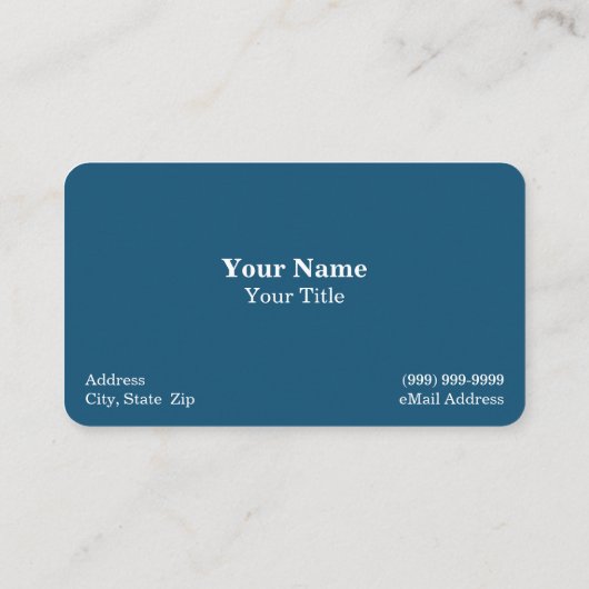 Iceberg in Clear Blue Water Visitekaartje (Achterkant)