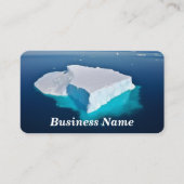Iceberg in Clear Blue Water Visitekaartje (Voorkant)