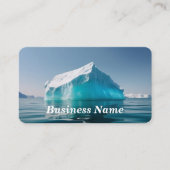 Iceberg in Clear Blue Water Visitekaartje (Voorkant)