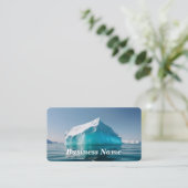 Iceberg in Clear Blue Water Visitekaartje (Staand voorkant)