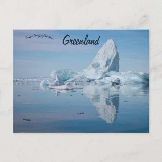 Iceberg in Ilulissat Greenland Briefkaart (Voorkant)