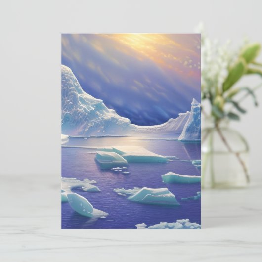 Iceberg Kaart (Staand voorkant)