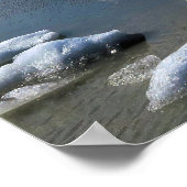 Iceberg Lagoon Poster (Hoek)