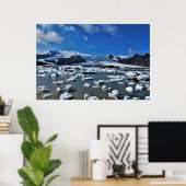 Iceberg Lagoon Poster (Thuiskantoor)