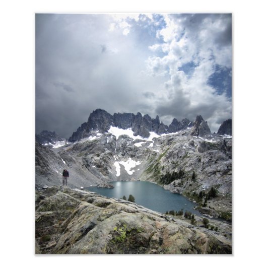 Iceberg Lake 2 - Ansel Adams Wilderness Foto Afdruk (Voorkant)
