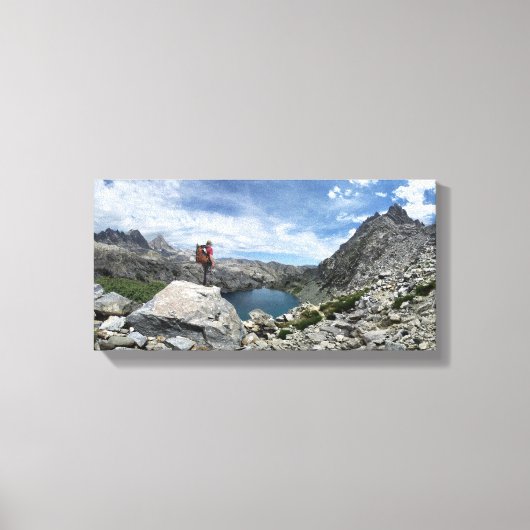 Iceberg Lake - Ansel Adams Wilderness - Sierra Canvas Afdruk (Voorkant)