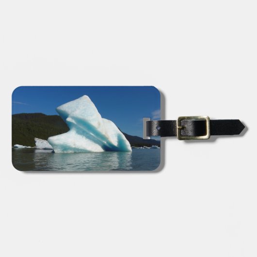 Iceberg op het meer van Mendenhall in Alaska Bagagelabel (Voorkant horizontaal)