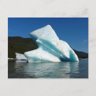 Iceberg op het meer van Mendenhall in Alaska Briefkaart
