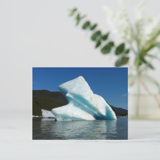 Iceberg op het meer van Mendenhall in Alaska Briefkaart (Staand voorkant)