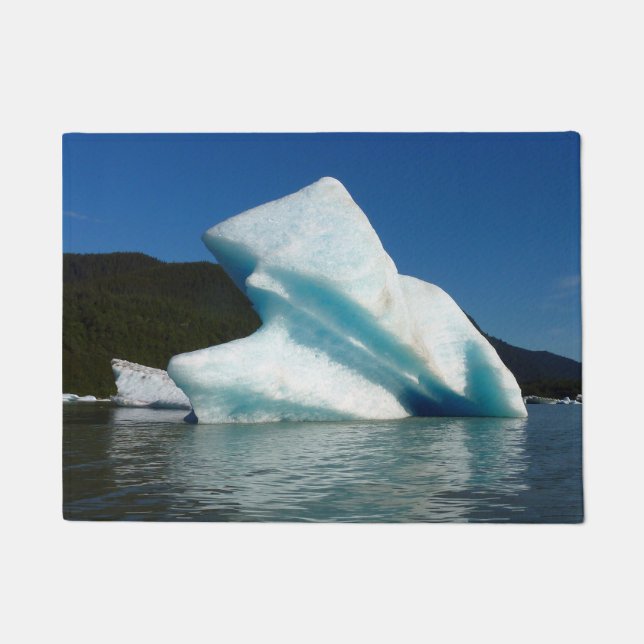 Iceberg op het meer van Mendenhall in Alaska Deurmat (Voorkant)