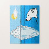 Iceberg-polair beer legpuzzel (Verticaal)