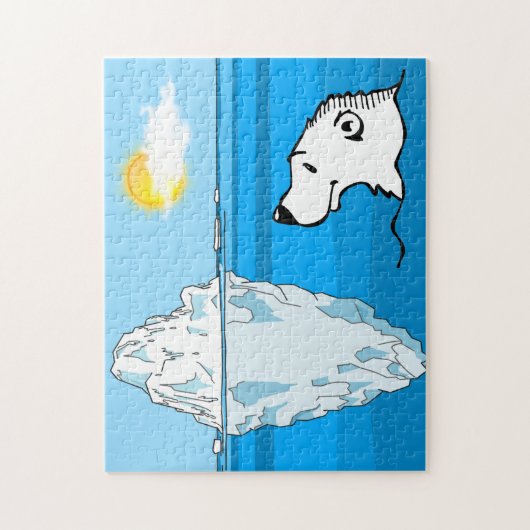 Iceberg-polair beer legpuzzel (Verticaal)