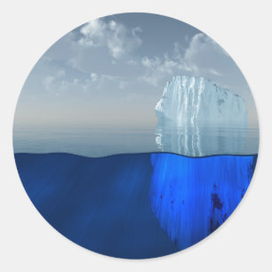 Iceberg Ronde Sticker