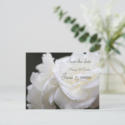 Iceberg roos save the date (Staand voorkant)