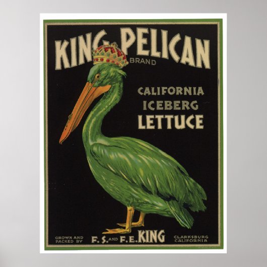 Iceberg-sla voor groenten Poster (Voorkant)