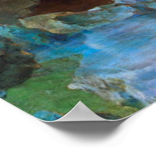 Iceberg van de Frederic Edwin Church Poster (Hoek)