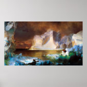 Iceberg van de Frederic Edwin Church Poster (Voorkant)