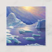 Iceberg Vierkante Visitekaartje (Voorkant)