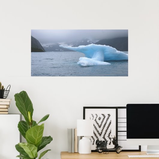 Iceberg, Whittier, AK Poster (Thuiskantoor)