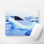 Icebergs in Jokulsarlon Lagoon Muismat (Met muis)