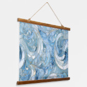 Icebound Fantasy Realm Winter Hangend Wandkleed (Gebogen)