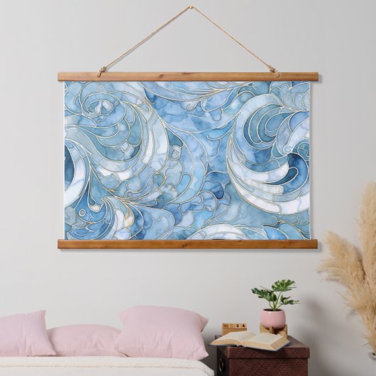 Icebound Fantasy Realm Winter Hangend Wandkleed (Slaapkamer)