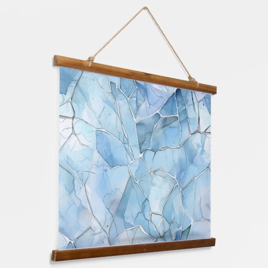 Icebound Fantasy Realm Winter Hangend Wandkleed (Gebogen)