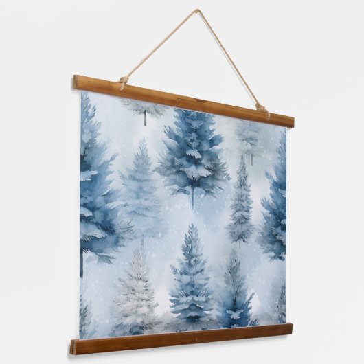 Icebound Fantasy Realm Winter Hangend Wandkleed (Gebogen)