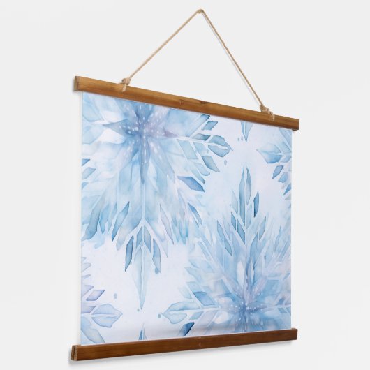 Icebound Fantasy Realm Winter Hangend Wandkleed (Gebogen)