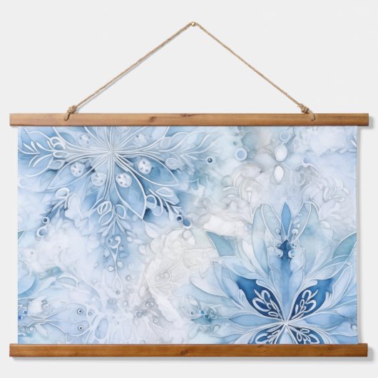 Icebound Fantasy Realm Winter Hangend Wandkleed (Voorkant)