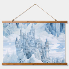 Icebound Fantasy Realm Winter Hangend Wandkleed