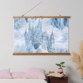 Icebound Fantasy Realm Winter Hangend Wandkleed (Slaapkamer)