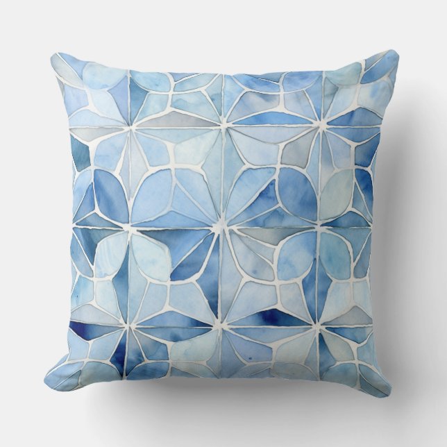 Icebound Fantasy Realm Winter Kussen (Voorkant)