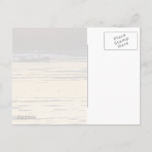 Icebreaker At Sunset Briefkaart (Achterkant)