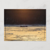 Icebreaker At Sunset Briefkaart (Voorkant)