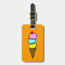 Icecream Bagagelabel
