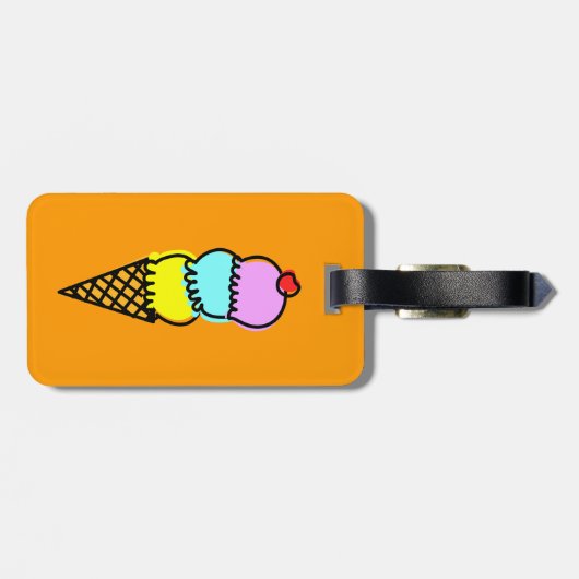 Icecream Bagagelabel (Achterkant horizontaal)